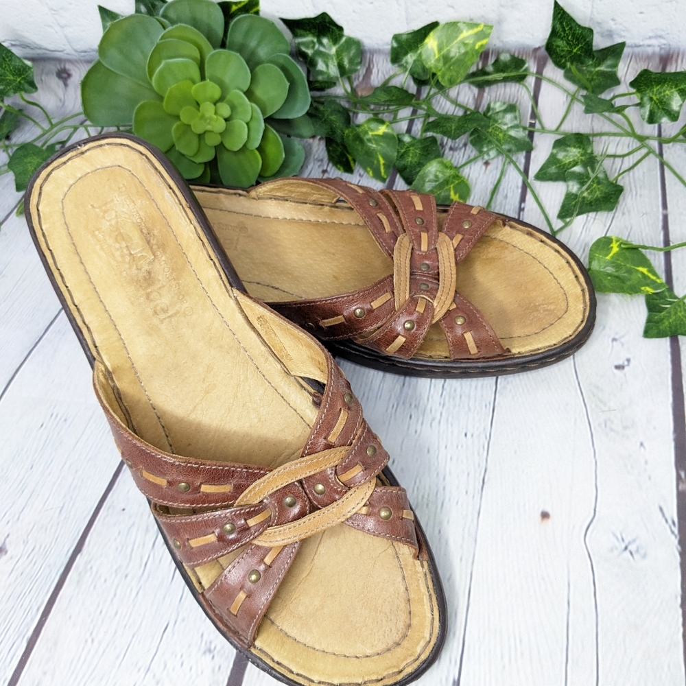 JOSEF SEIBEL Leather Casual Summer Sandals
